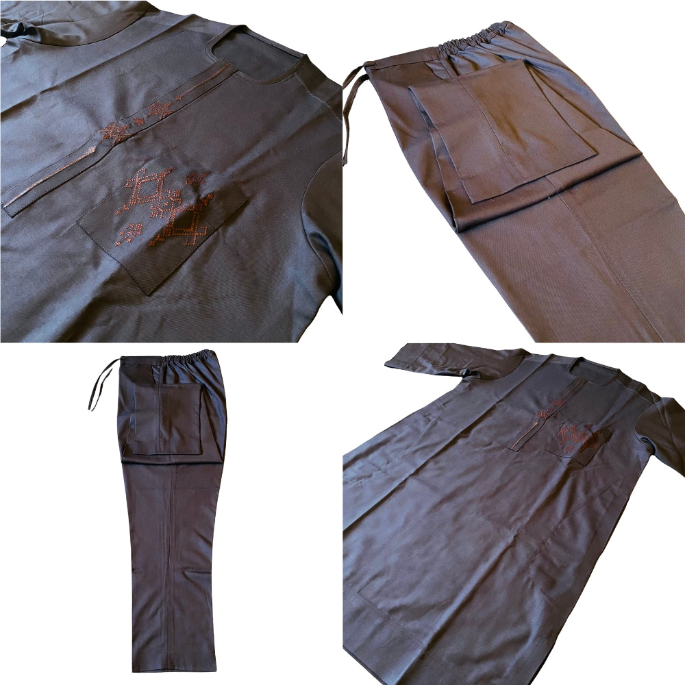 2-Piece African Men's Native Outfit