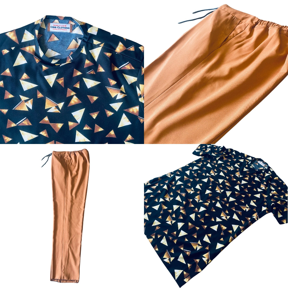 2-Piece African Men's Native Outfit